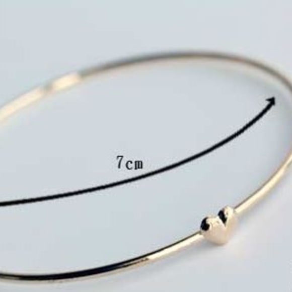 Cute4less2012 Jewelry - 5/$24 Small Heart Bangle Bracelet